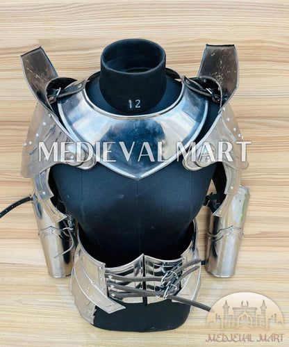 MEDIEVALMART (Isolara Dragonplate) Women’s Armor W/H Frost belt or Arms Armor