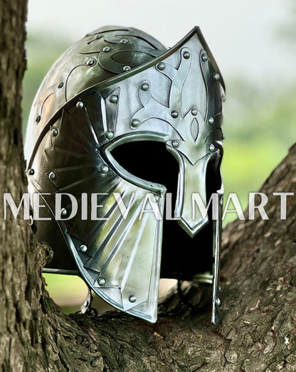 MEDIEVALMART Fantasy Faramir’s Gondor Helmet W/H Free Stand | LOTR Props