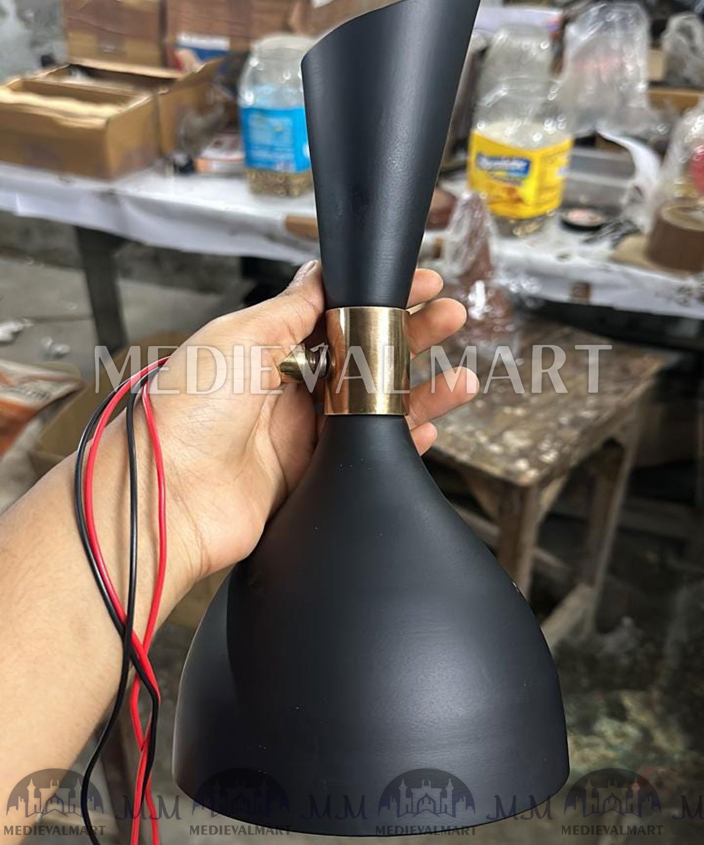 MEDIEVALMART Mid Century Italian Brass Wall Sconce Pair Adjustable Stilnovo Lighting