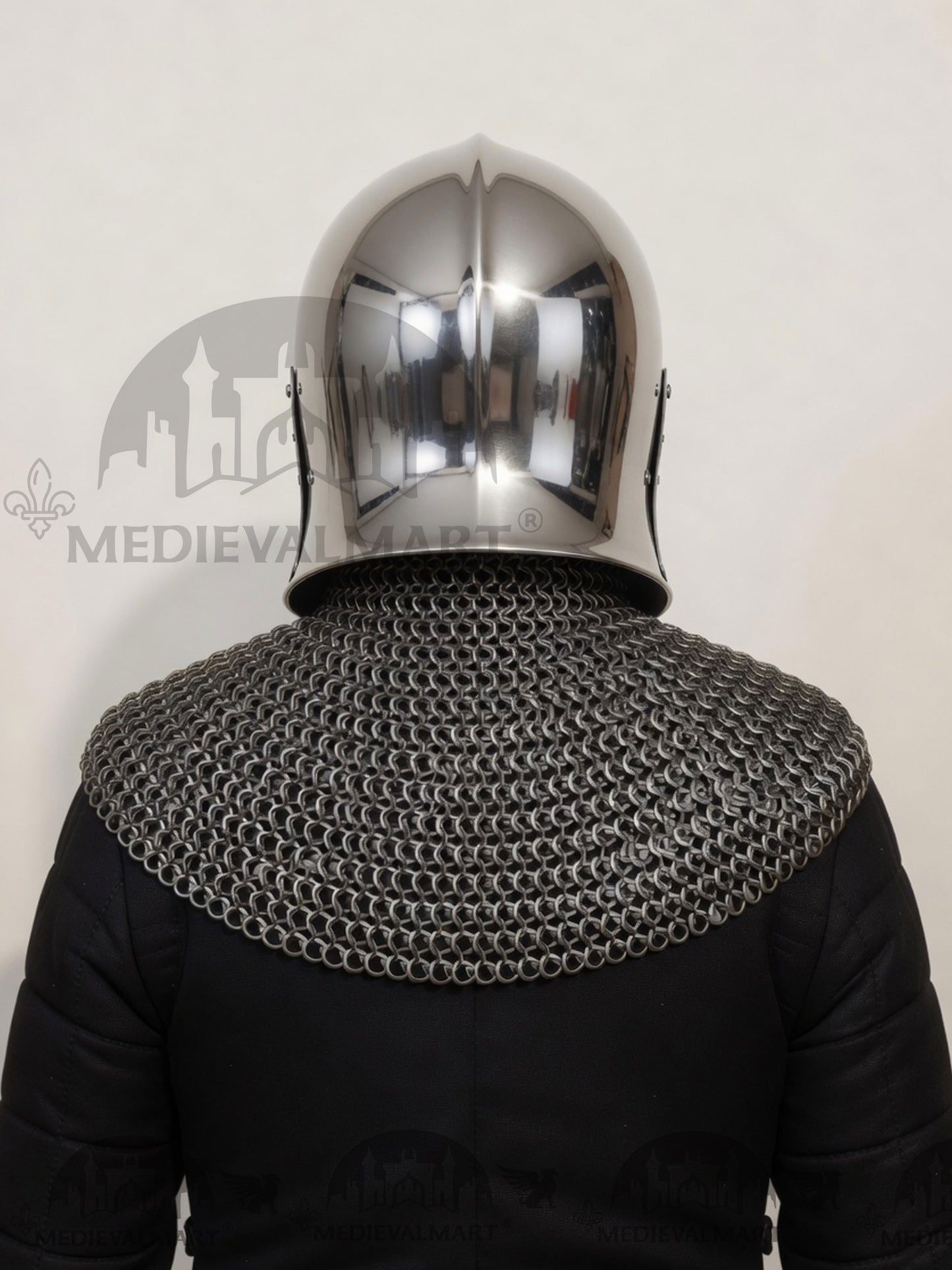 MEDIEVALMART XIVe siècle Le Grand Alexandre Casque Bacinet Sucre de Pain