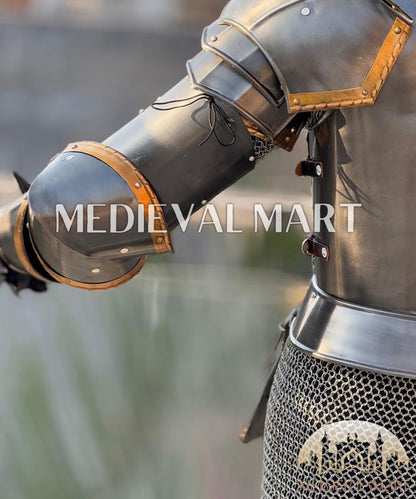 MEDIEVALMART Moria Dwarf Dwarven Steel Knight Armor Suit Full Body Armor