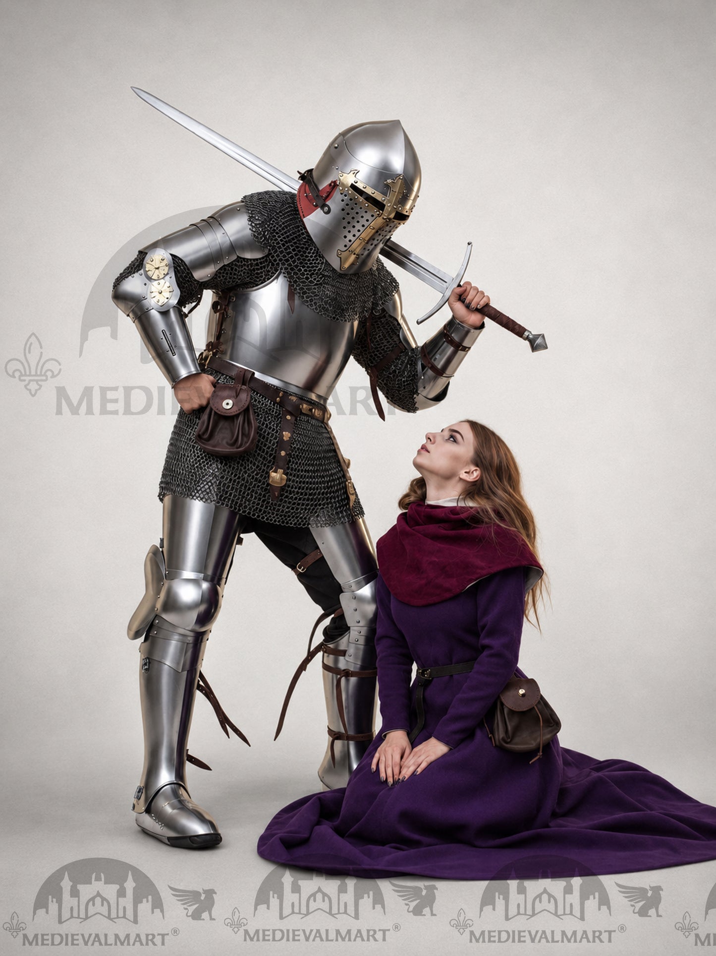MEDIEVALMART The Great Alexander Medieval Full Body set of Armor Costume