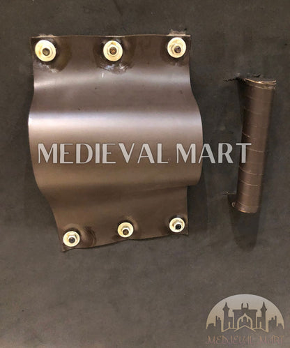 MEDIEVALMART 300 Movie Spartan’s Antique Touch Metal Shield | Gifts For Dad