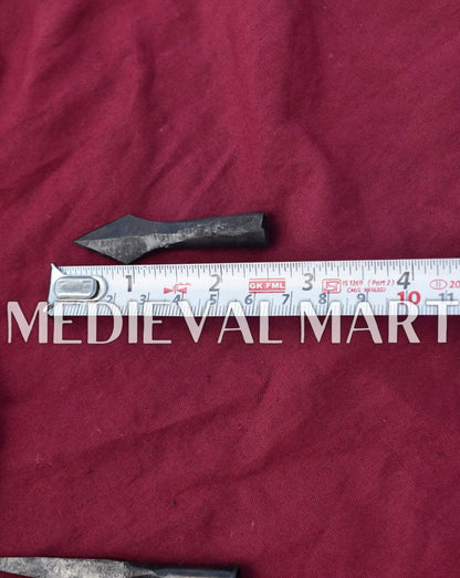 MEDIEVALMART Hand-Forged Iron Medieval and Viking Arrowheads