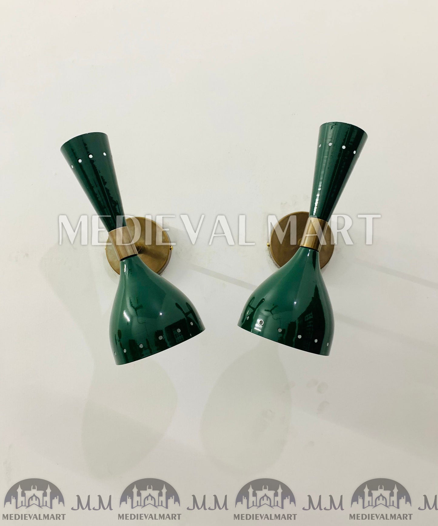 MEDIEVALMART Mid Century Modern Wall Lights Vanity Lighting Fixture Bedside Lamp