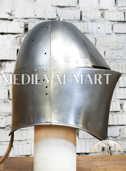 MEDIEVALMART Medieval European Great Nicholas "Hawberk" Helmet