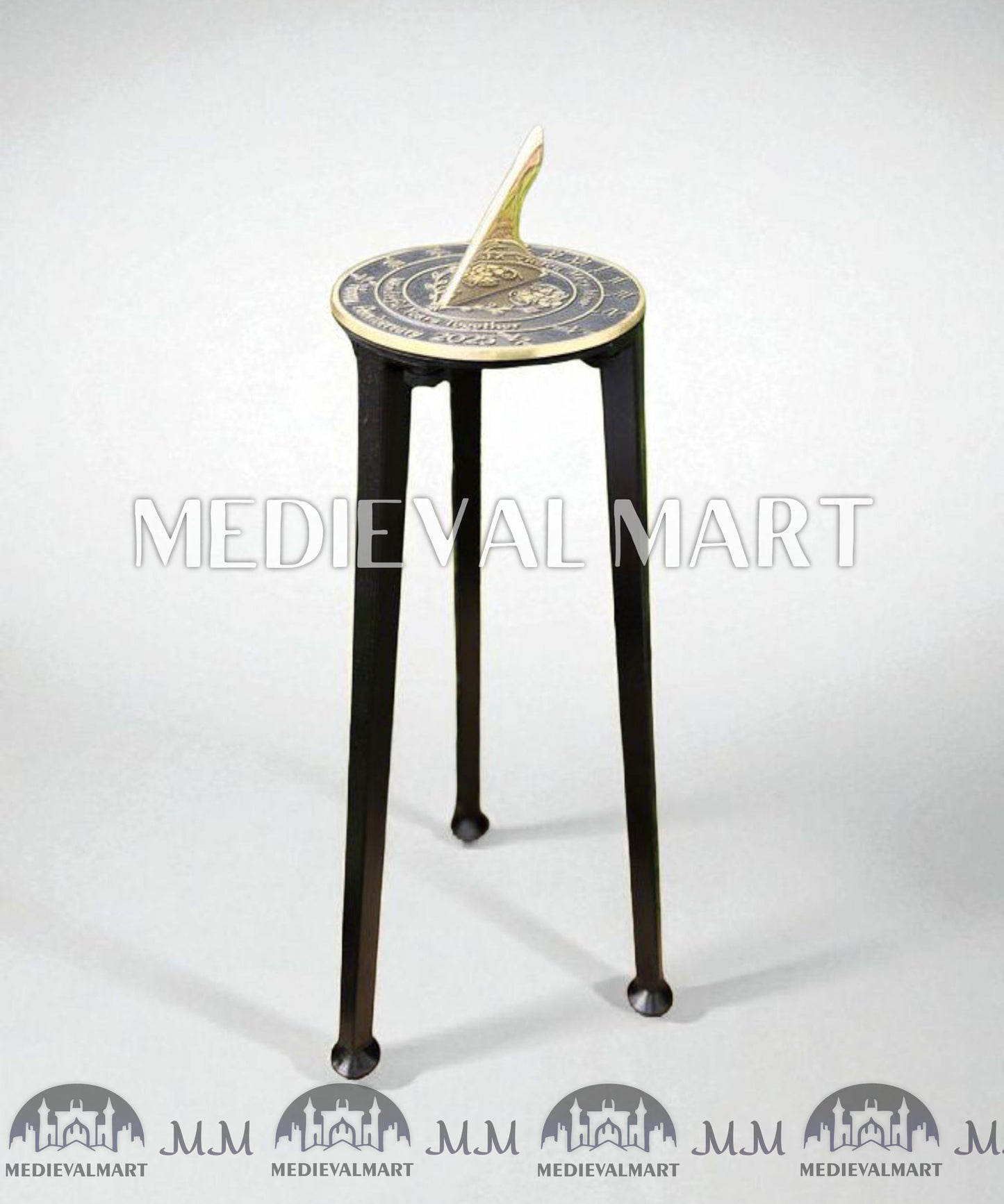 MEDIEVALMART "Wonderful Years" Happy Anniversary Sundial Clock Best Gift For Anniversary Day