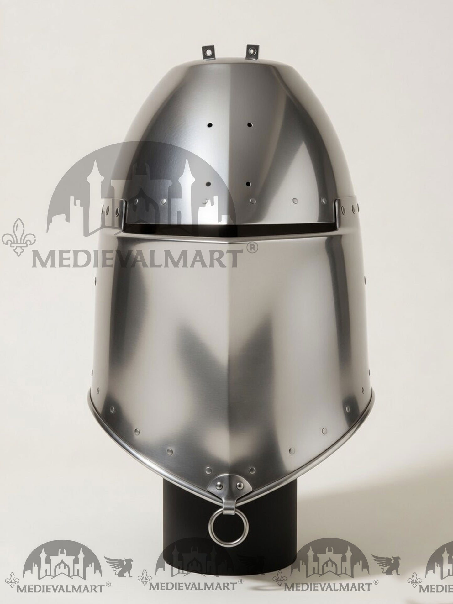 MEDIEVALMART Medieval European Great Nicholas "Hawberk" Helmet
