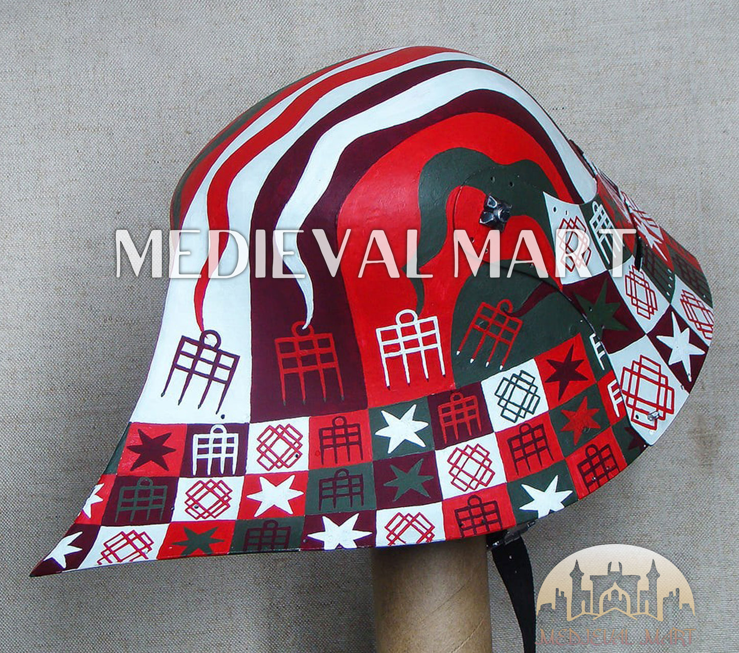 MEDIEVALMART 13th Century Authentic Edition "Archduke Sigismund von Tirol" German Sallet Helmet