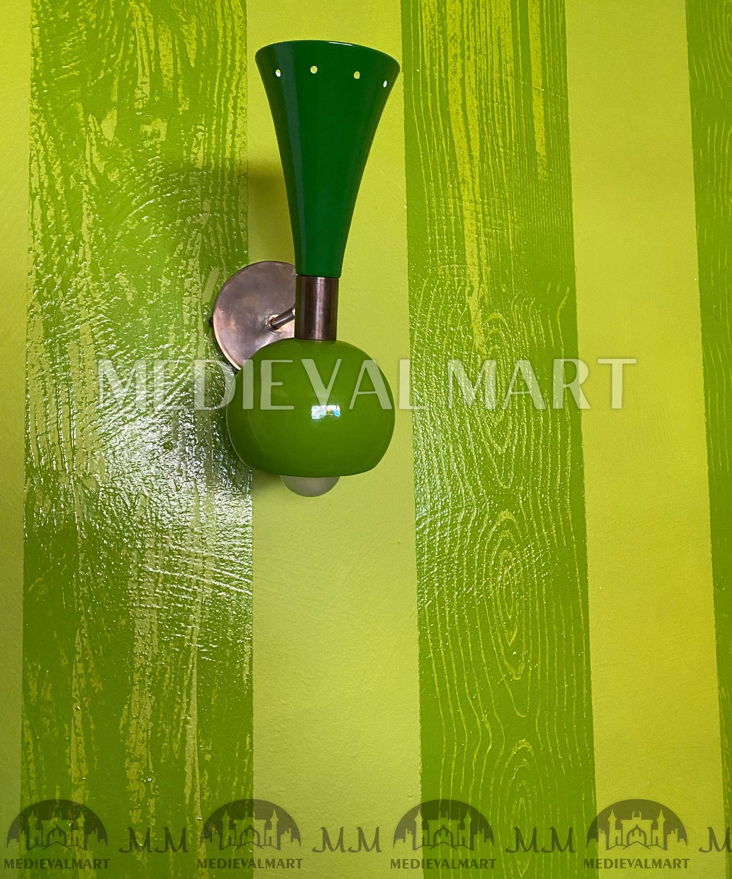 MEDIEVALMART 1950s Pre Modern & Rustic Lighting modern Industrial Wall Sconce Lights