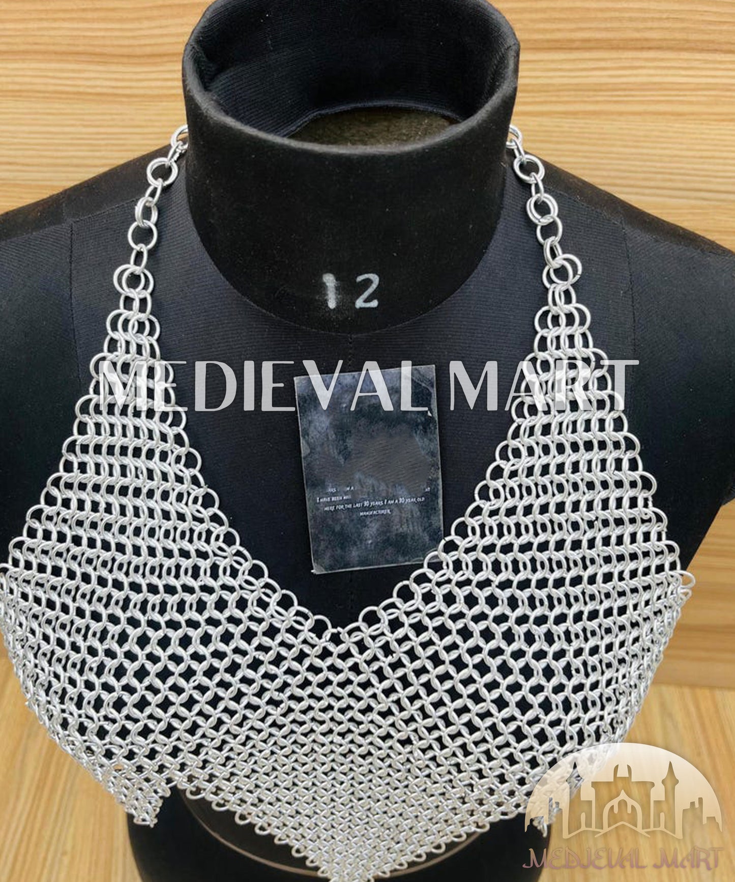 MEDIEVALMART Women’s (Bloodmoon) Chainmail Armor  W/O Skirt