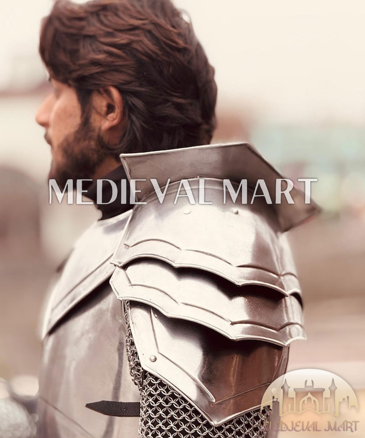 MEDIEVALMART Medieval Battle Ready Knight Steel Full Body Armor Suit