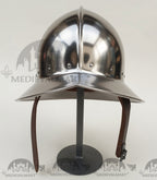 MEDIEVALMART Medieval Steel Battel Ready Kattle Helmet / Best for Reenactment