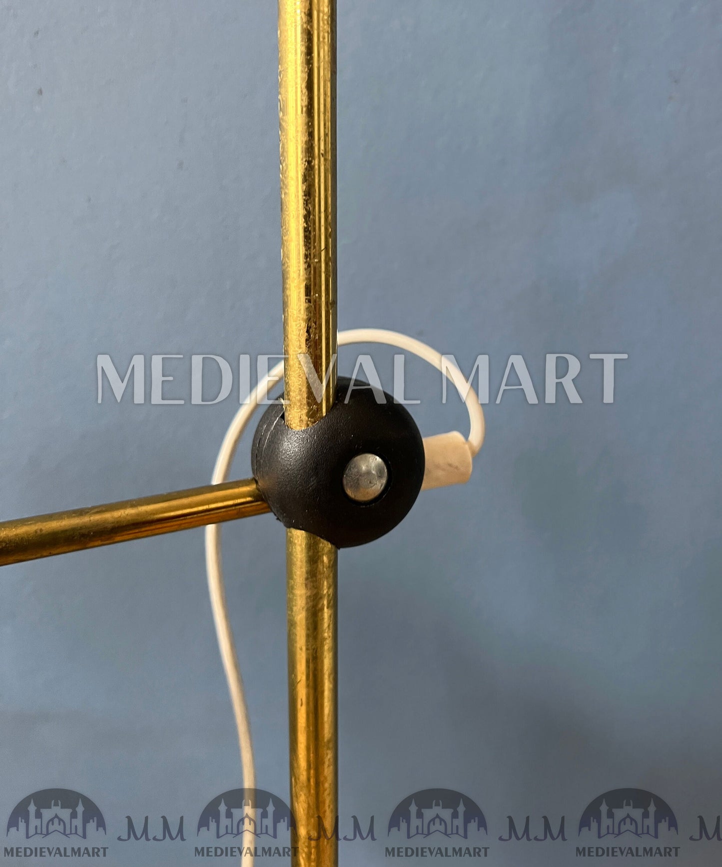 MEDIEVALMART Mid Century Floor Lamp with Aluminium Spots / Space Age Standing Light