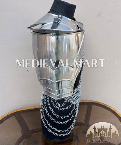 MEDIEVALMART (Velmora Siege) Women’s Armor With (Duskblade) Chainmail Armor