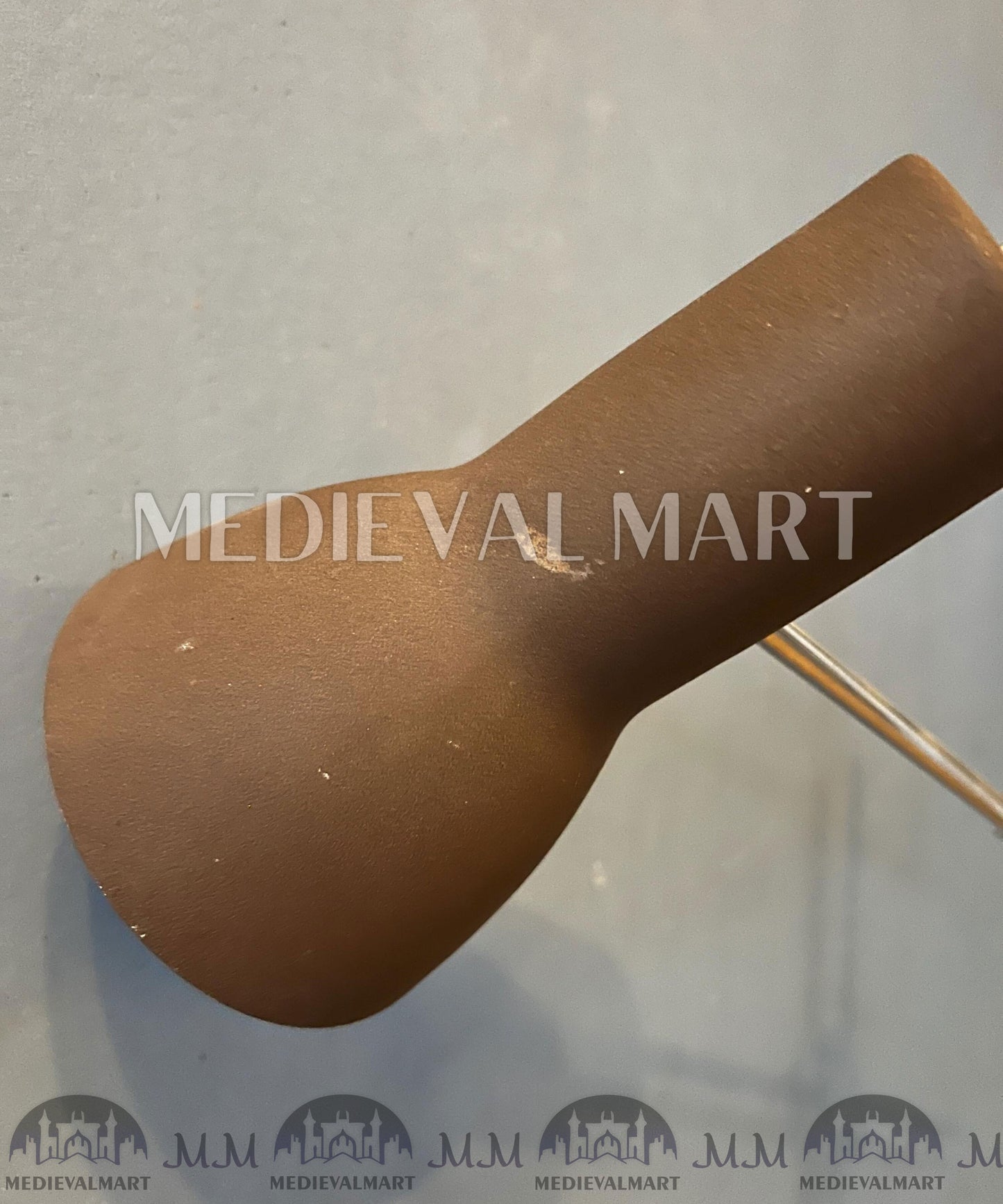 MEDIEVALMART Vintage Italian Mid Century Adjustable Brown Floor Lamp