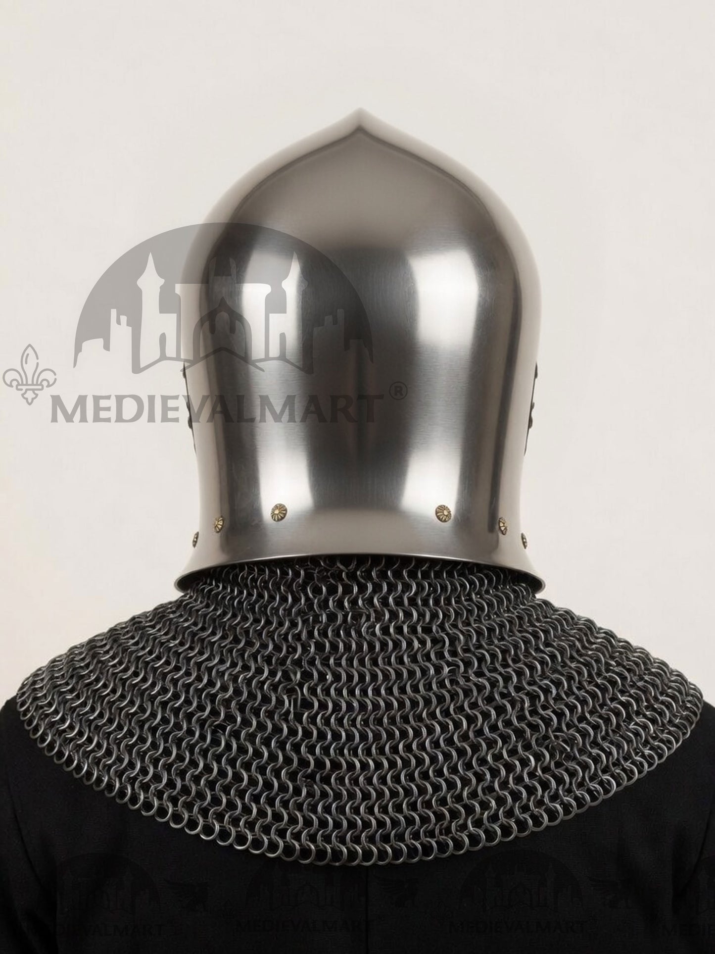 MEDIEVALMART 15th-century Italian war Simple barbute helmet / Best for Reenactment