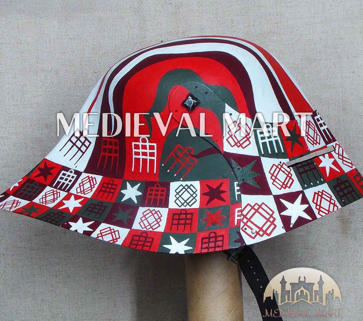 MEDIEVALMART 13th Century Authentic Edition "Archduke Sigismund von Tirol" German Sallet Helmet