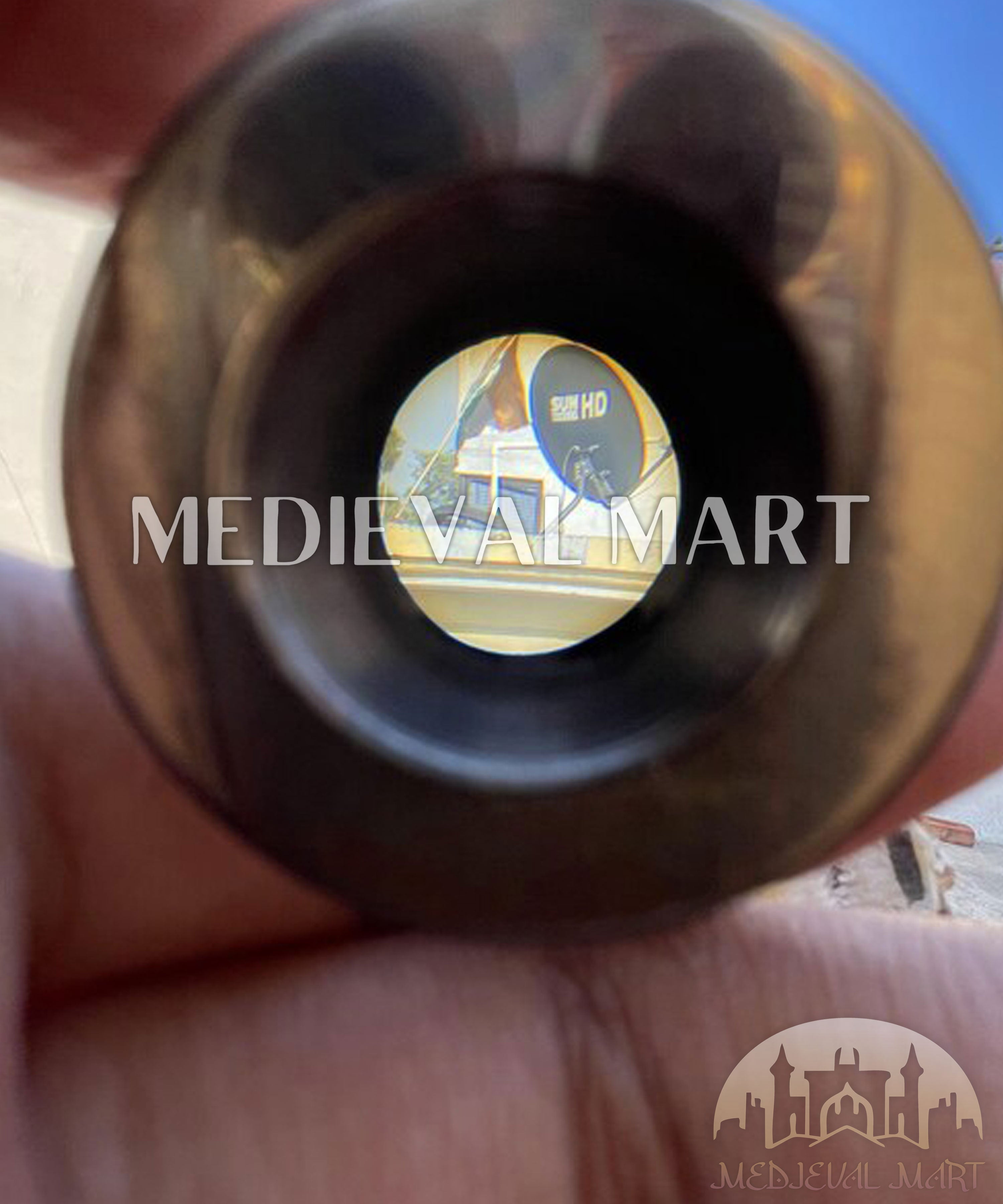 MEDIEVALMART Nautical Brass Antique decor Spyglass/Handheld Telescope for Adventure