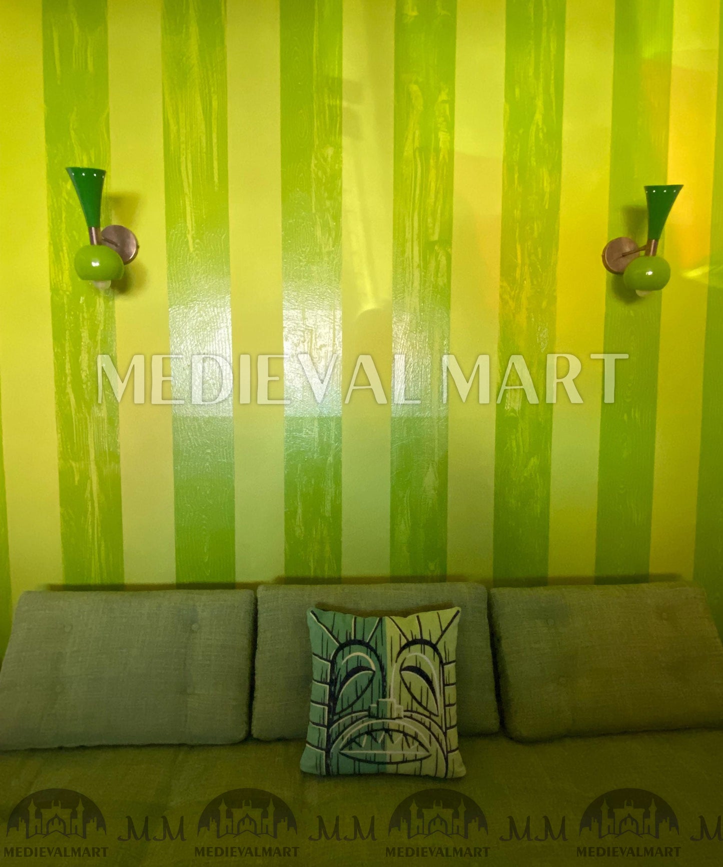 MEDIEVALMART 1950s Pre Modern & Rustic Lighting modern Industrial Wall Sconce Lights