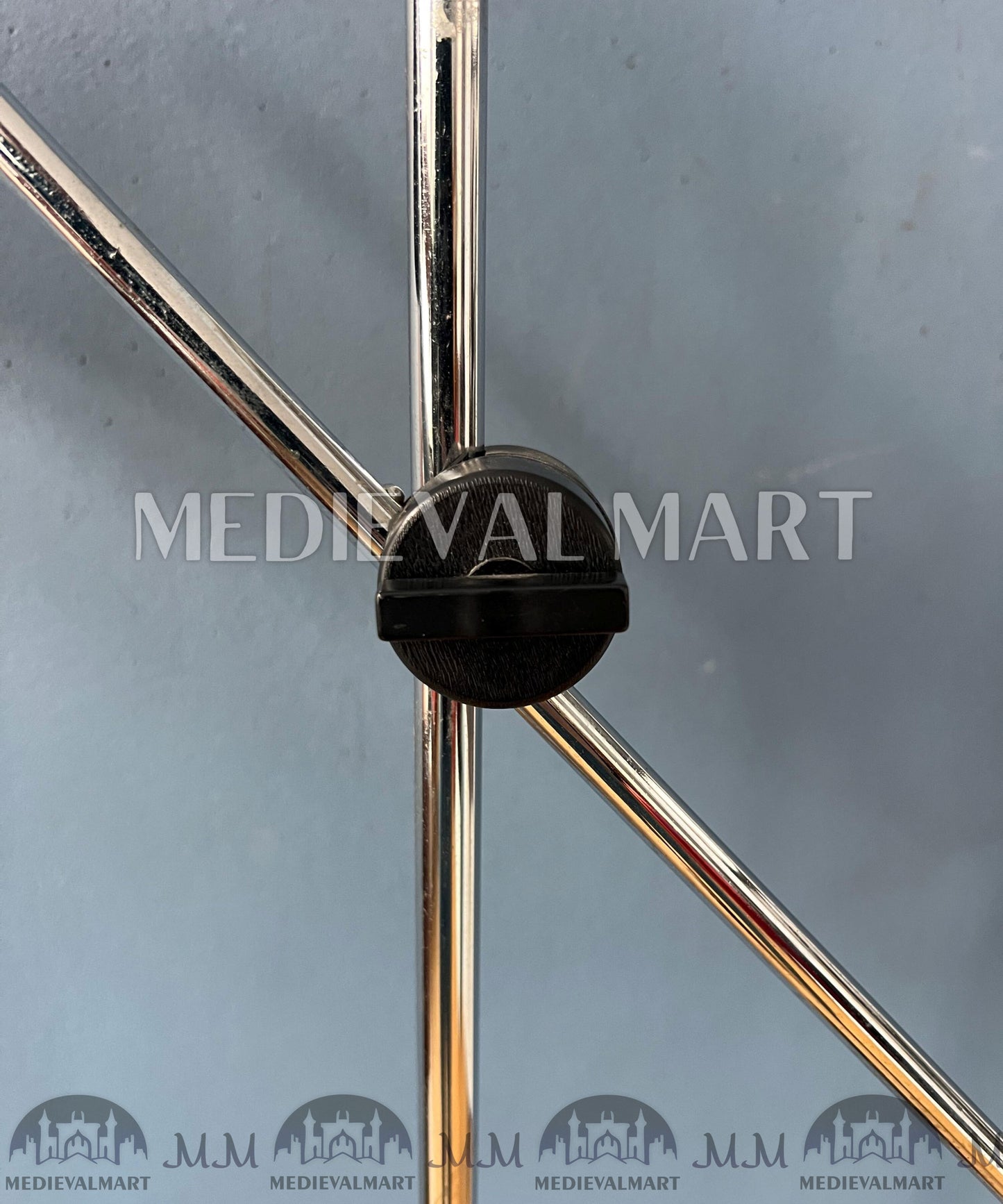 MEDIEVALMART Vintage Adjustable Black Floor Lamp in Style of Hoogervorst