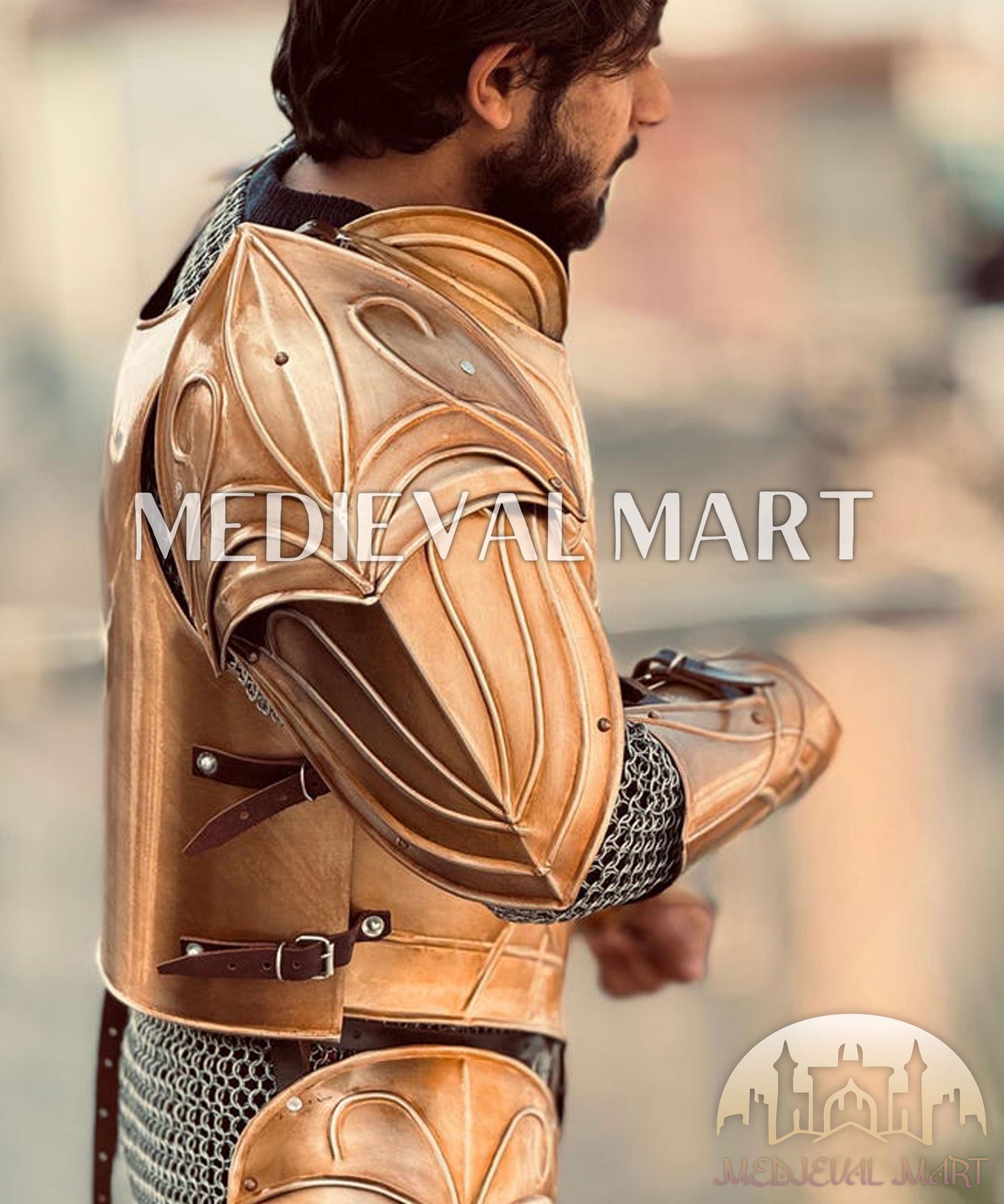 MEDIEVALMART Medieval Elven wearable LOTR Half Body Armor suit