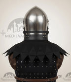 MEDIEVALMART Medieval Archaic “Eisenkopf” Bacinet Helmet Italian HMB; SCA "Bellifortis"