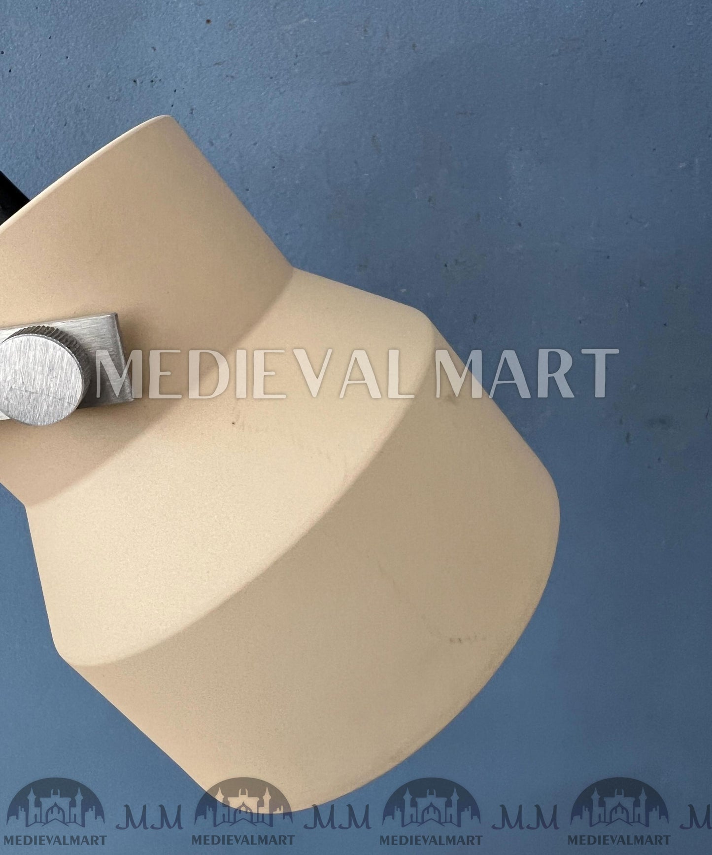 MEDIEVALMART Mid Century Italian Beige Dijkstra Space Age Floor Lamp