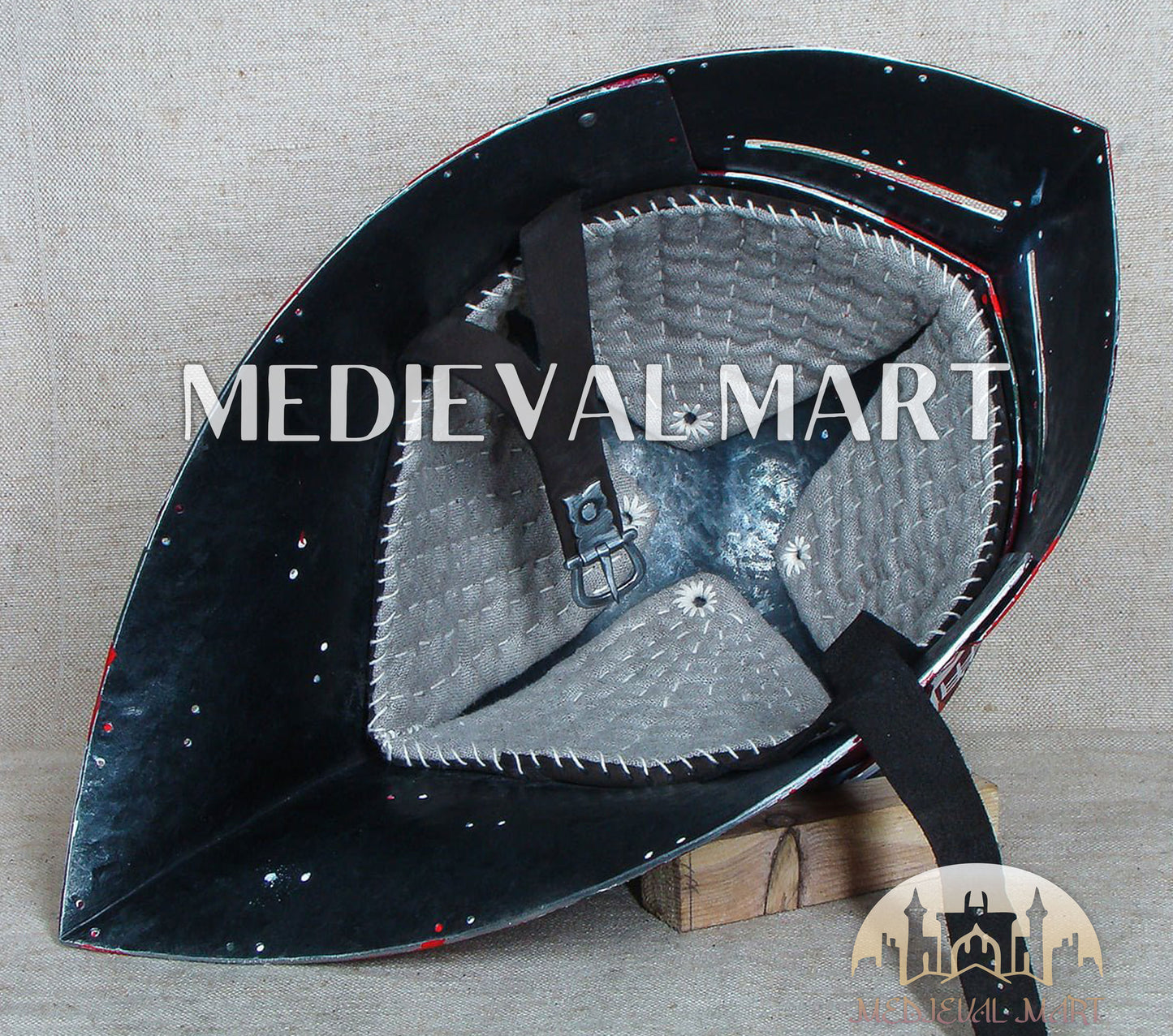 MEDIEVALMART 13th Century Authentic Edition "Archduke Sigismund von Tirol" German Sallet Helmet