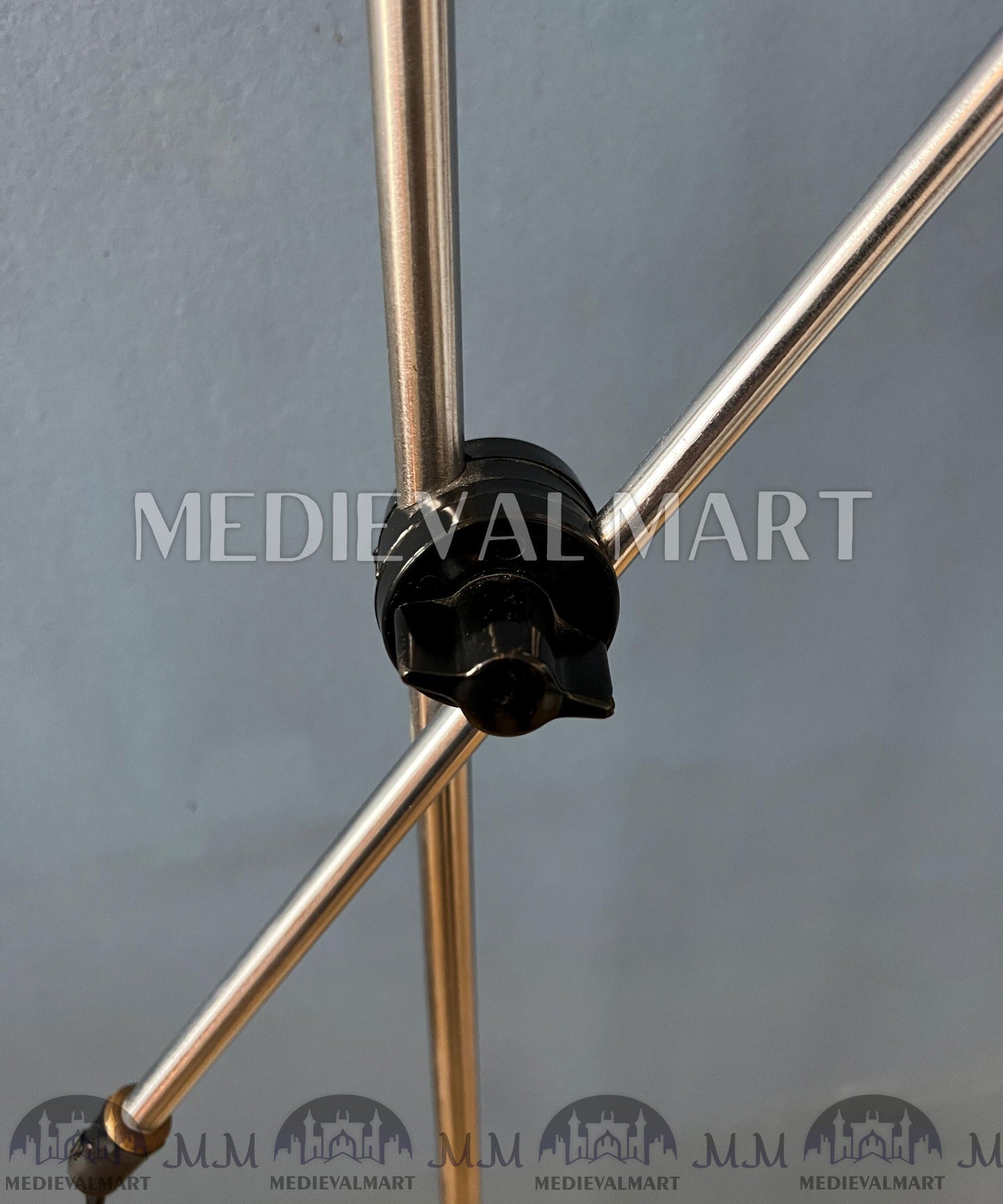 MEDIEVALMART Italian Small Vintage White Flexible Floor Lamp Best Home Light