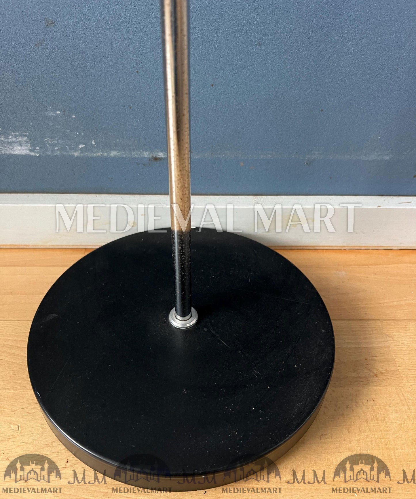 MEDIEVALMART Vintage Adjustable Black Floor Lamp in Style of Hoogervorst