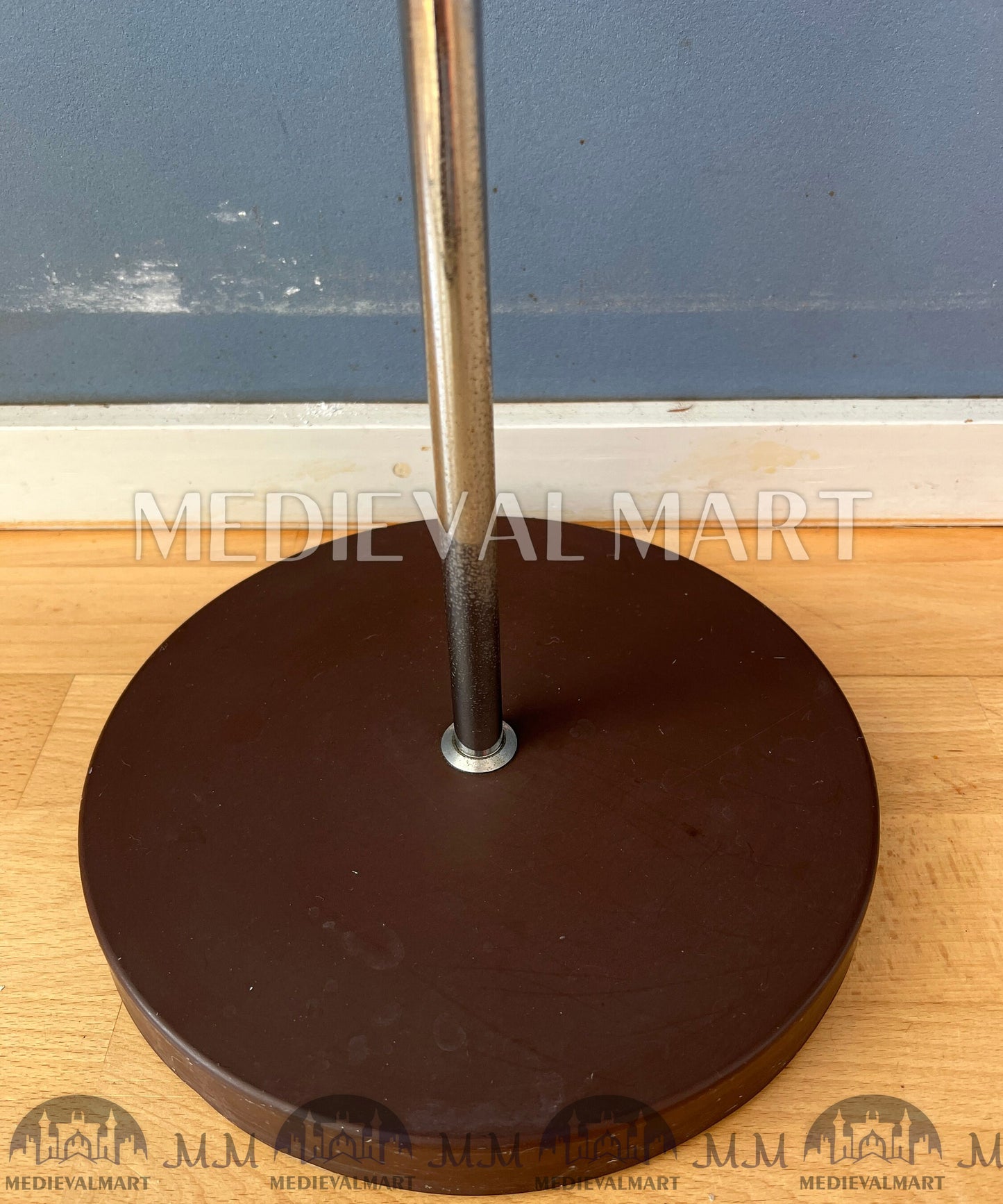 MEDIEVALMART Vintage Brown Dijkstra Mid Century Space Age Floor Lamp