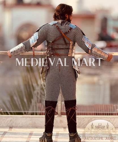 MEDIEVALMART Medieval Second Age Elves Full Suit Of Armor  Cuirass/Bracers/Leg Greaves/Shoulders