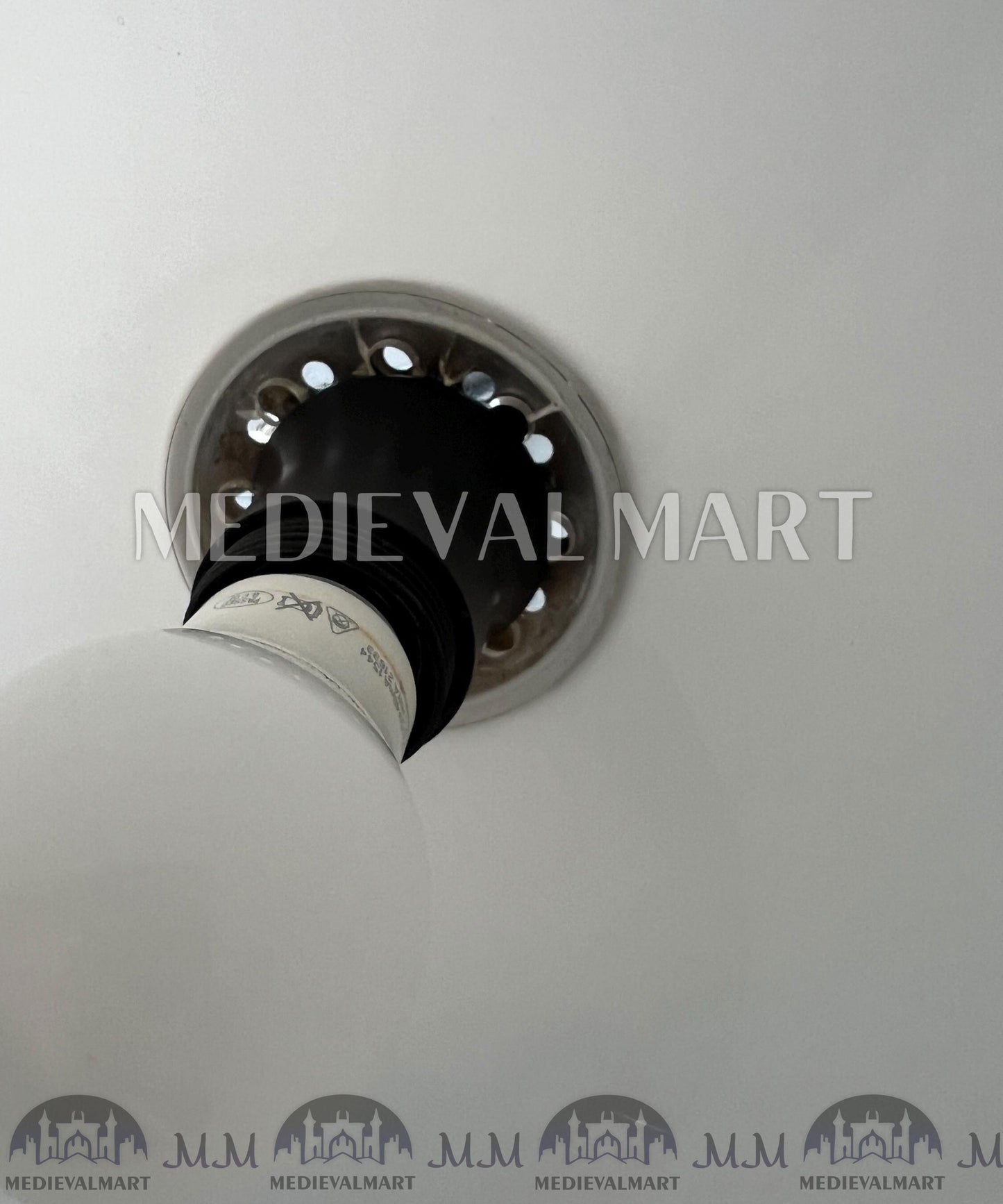 MEDIEVALMART White Dijkstra Mushroom Swing Arm Space Age Floor Lamp