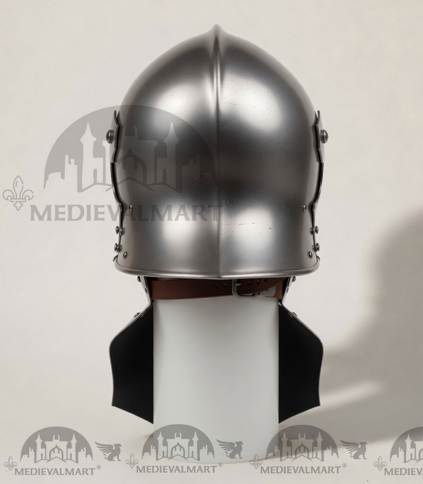 MEDIEVALMART Hungary Mid Century Medieval Gothic Celata War Helmet With Neck Armor