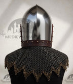 MEDIEVALMART XIV Century Medieval Houndskull "Lorenzo" Bascinet Visor Helmet HMB; IMCF
