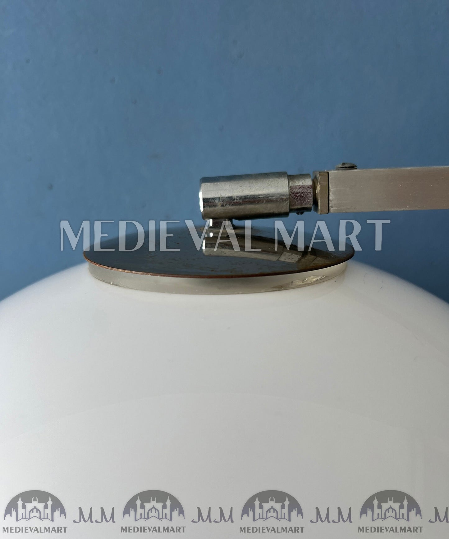 MEDIEVALMART Vintage Mid Century GEPO Space Age Mushroom Arc Floor Lamp