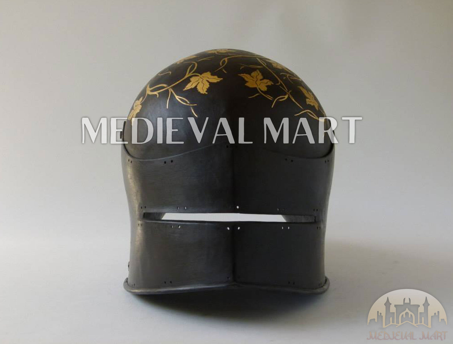 MEDIEVALMART Historical Mid Century German knight Sallet Head Armor "The Mighty King" Helmet