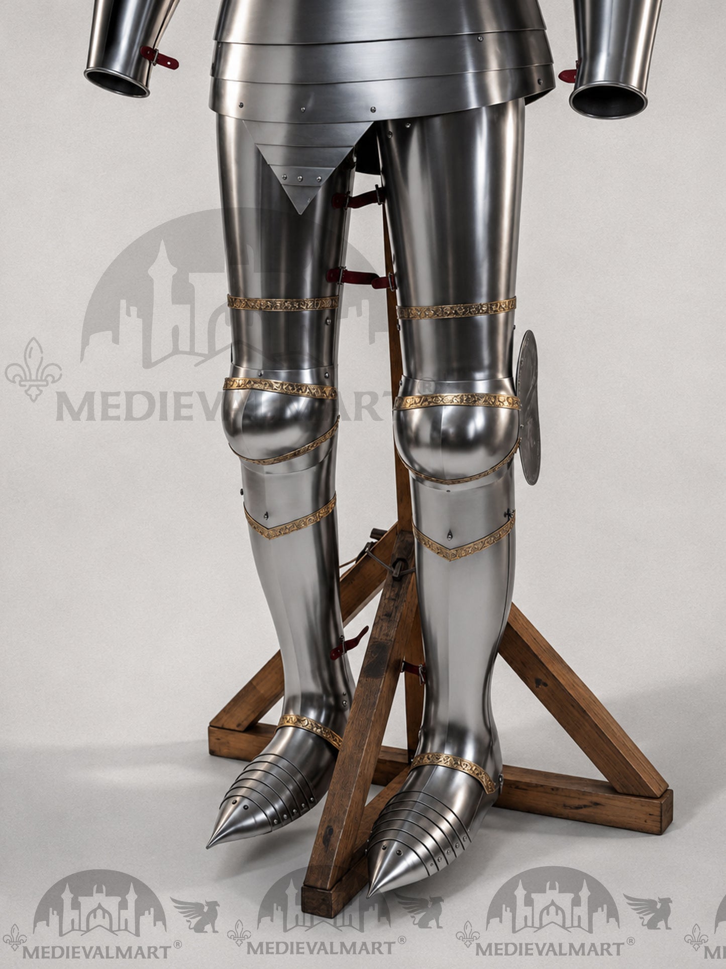 MEDIEVALMART Francis Authentic Medieval Full set of Armor W/H Hundshughel Bacient