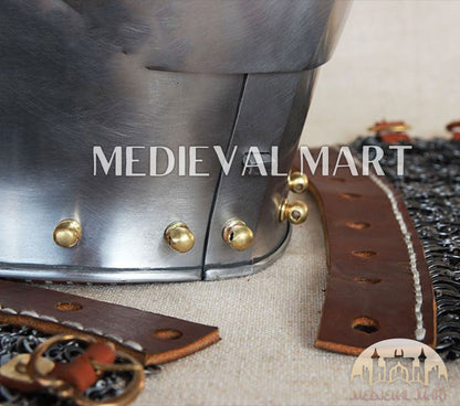 MEDIEVALMART XV Century Italian King Guard Houndskull Combat Bascinet Helmet